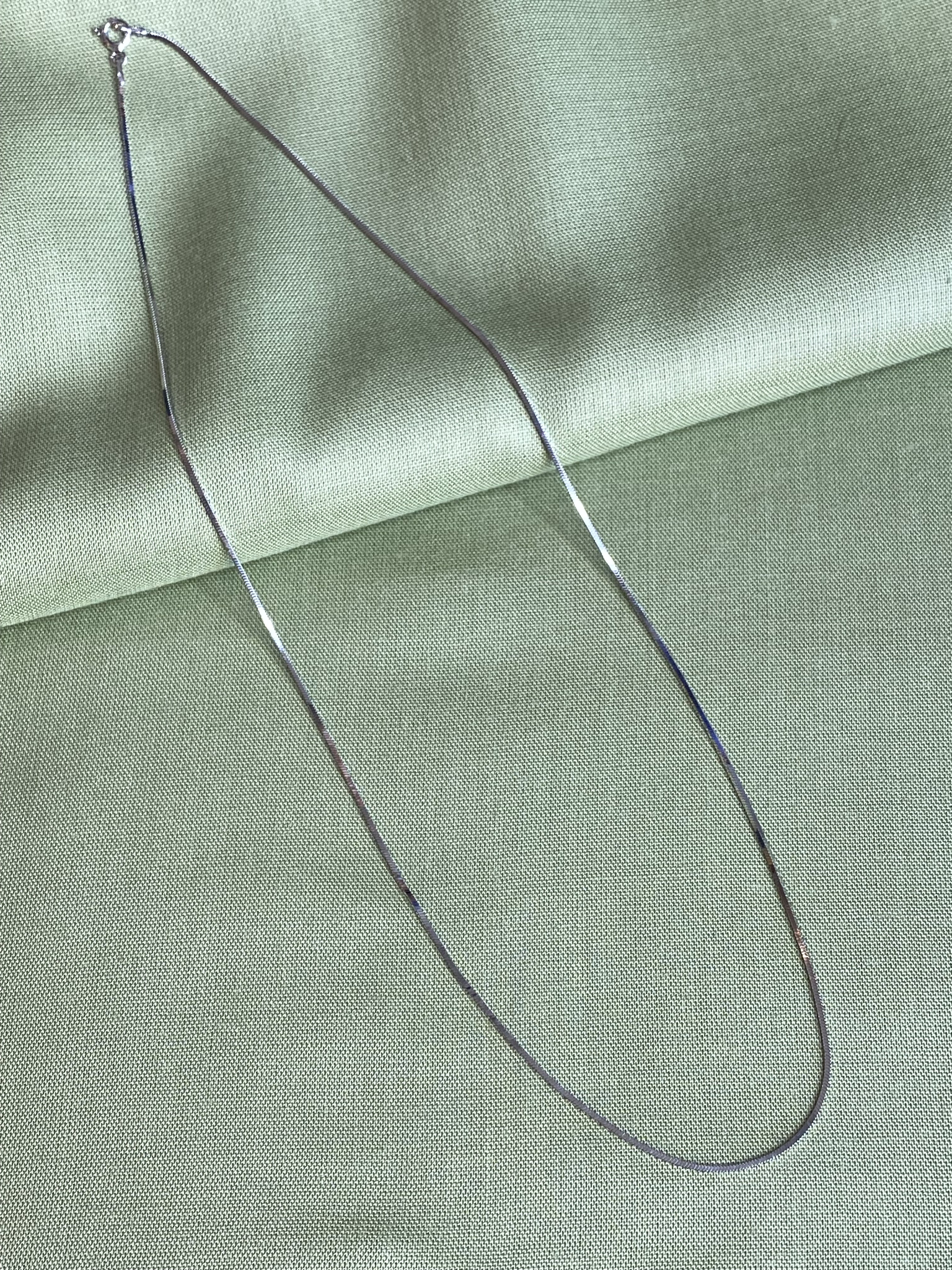 Snake silver chain