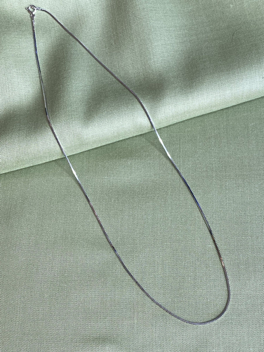 Snake silver chain