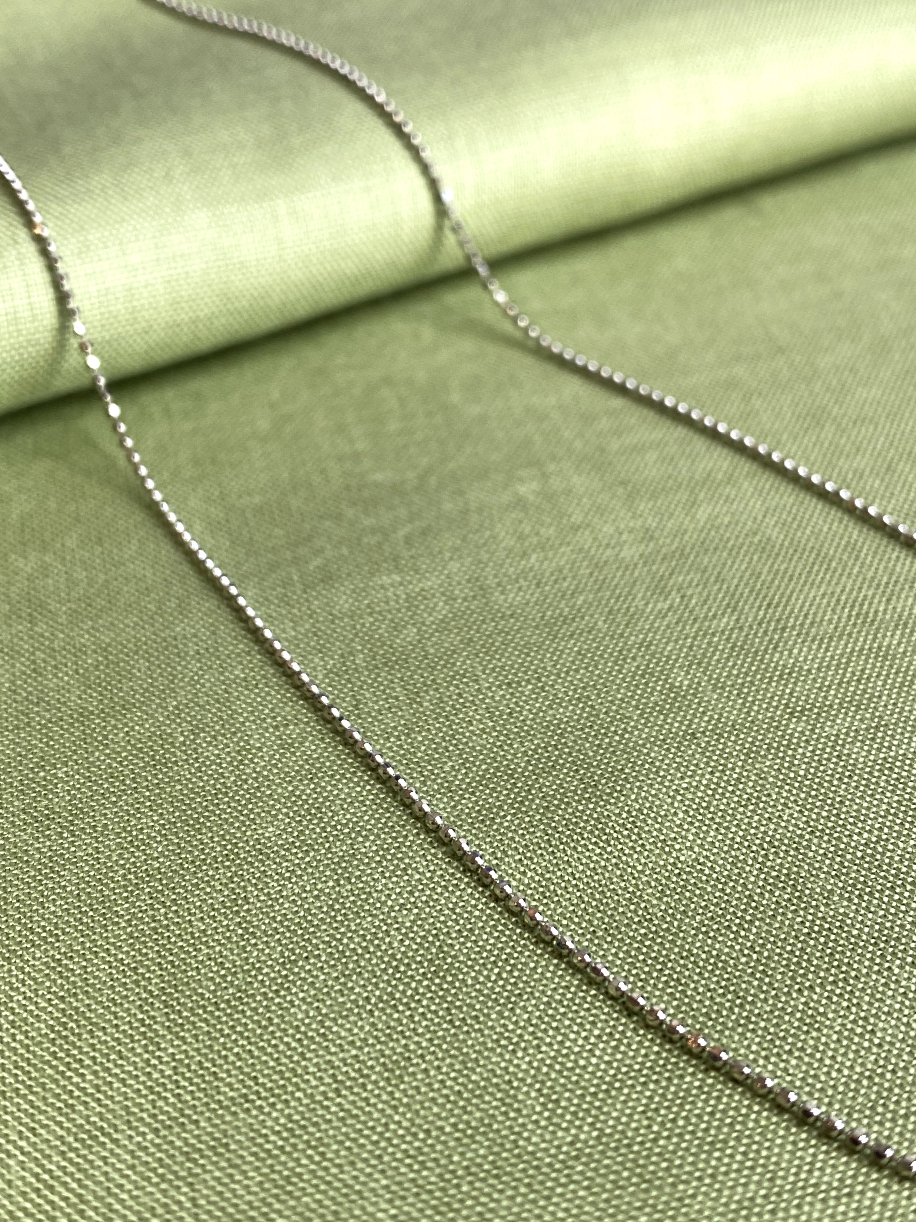 Ball silver chain