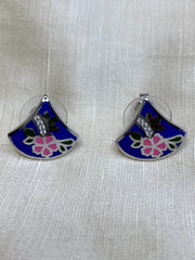Mystic Violet Enamel Pendant Set